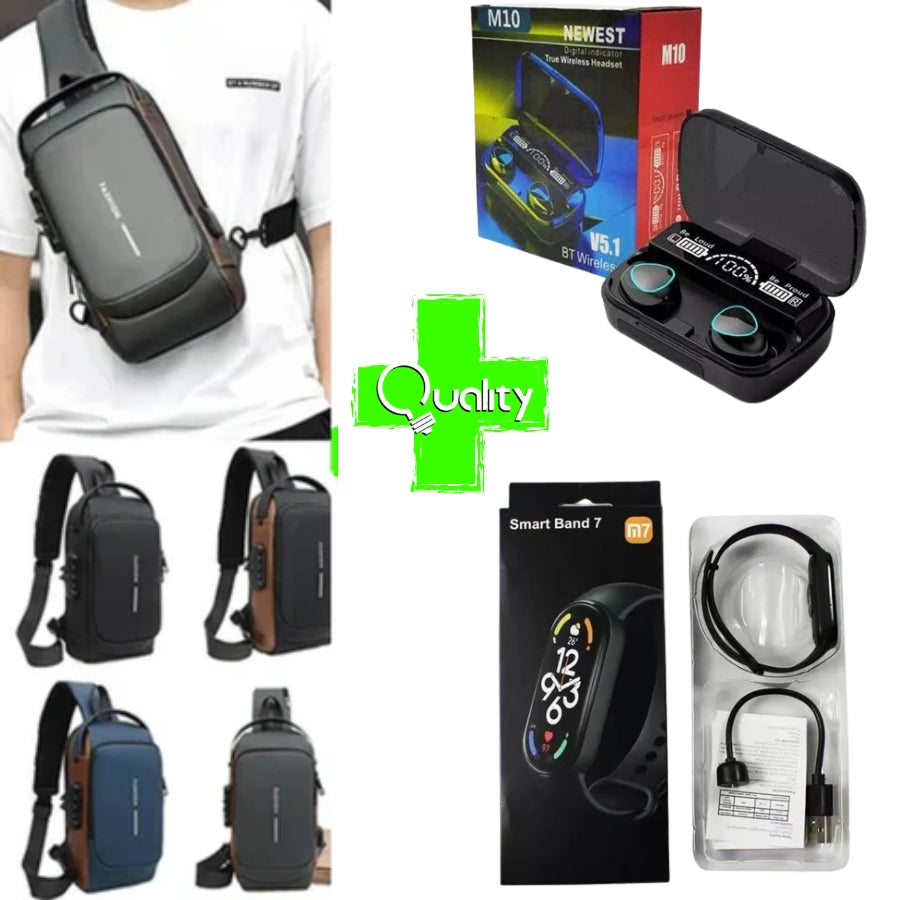 Smartband M7 + Audifonos M10 + (OTRO)